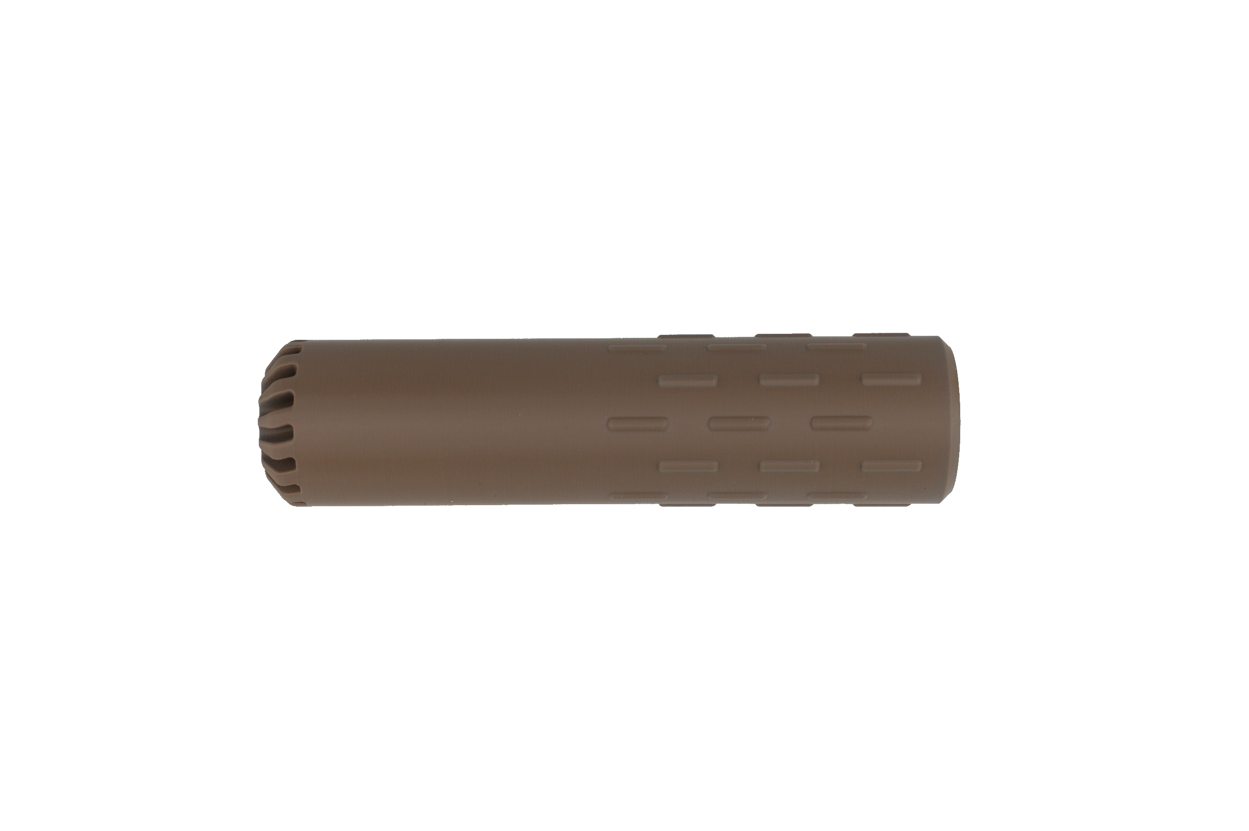 MJM-12 Vortex Airsoft Mock Suppressor 14mm CCW FDE (Flat Dark Earth)
