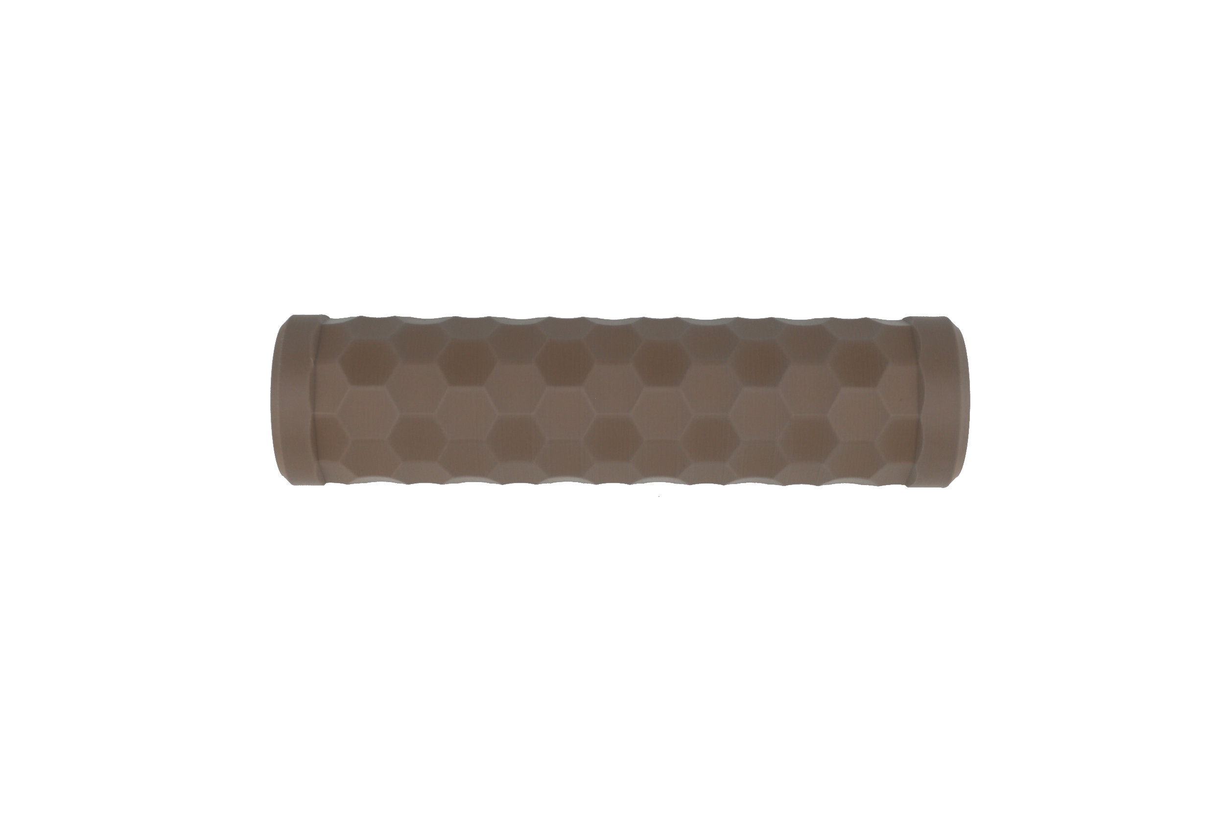 MJM-3 Hexagon Airsoft Mock Suppressor 14mm CCW FDE (Flat Dark Earth)